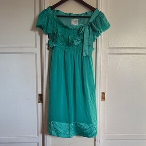 Ryu Turquoise Embellished Dress